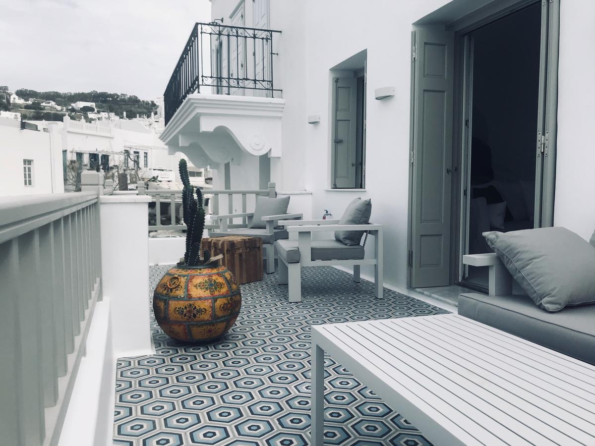 Pnoe Vila Mykonos Town Exterior foto